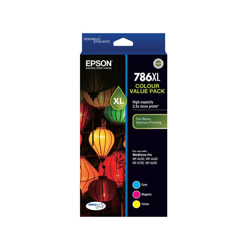 Epson 786XL 3 Col Value Pack C13T787592