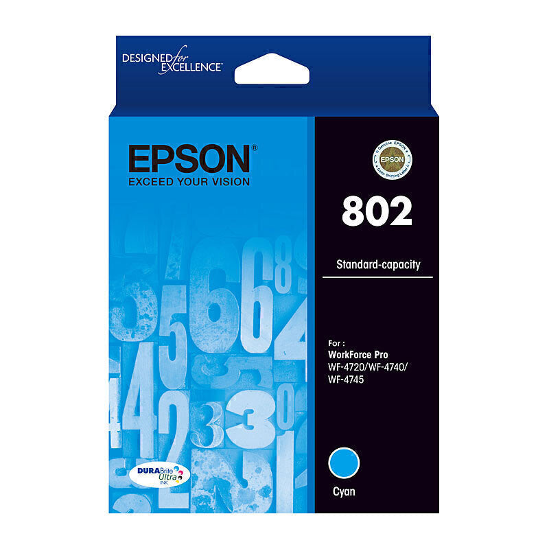 Epson 802 Cyan Ink Cart C13T355292