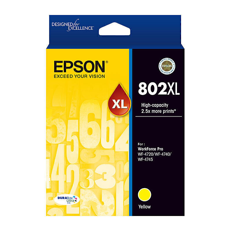 Epson 802XL Yellow Ink Cart C13T356492