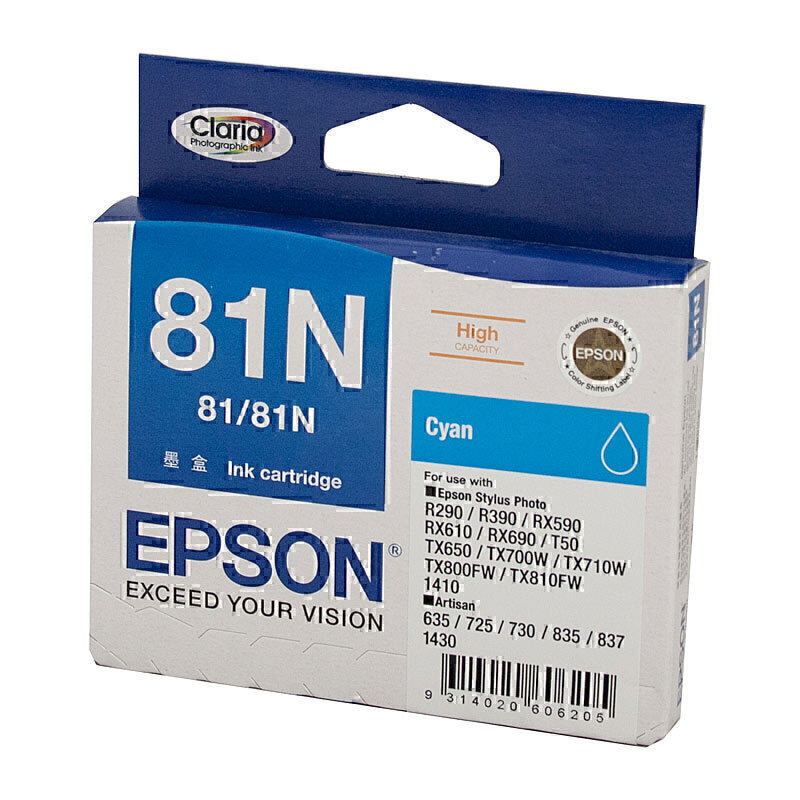Epson 81N HY Cyan Ink Cart C13T111292
