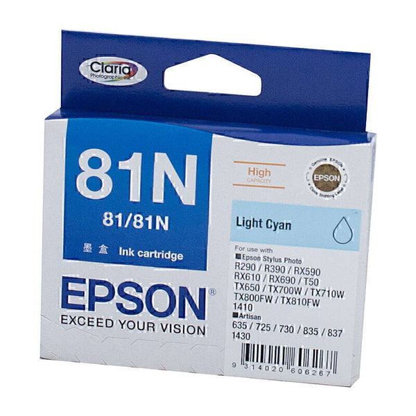 Epson 81N HY Light Cyan Ink C13T111592