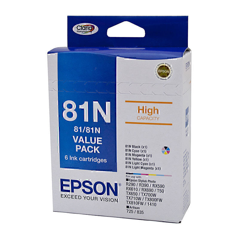 Epson 81N HY Ink Value Pack C13T111792