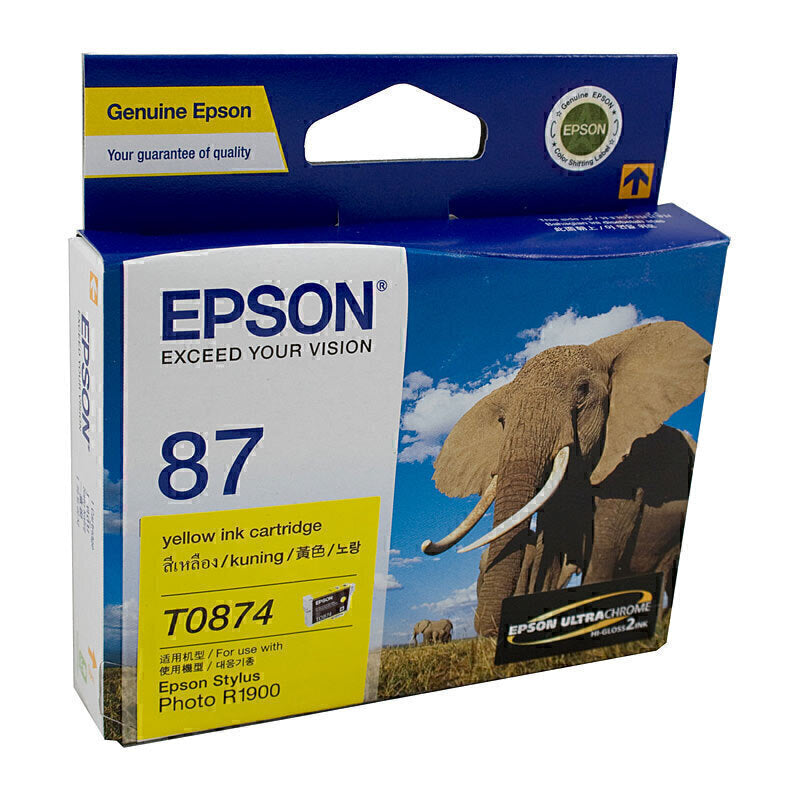 Epson T0874 Yellow Ink Cart C13T087490