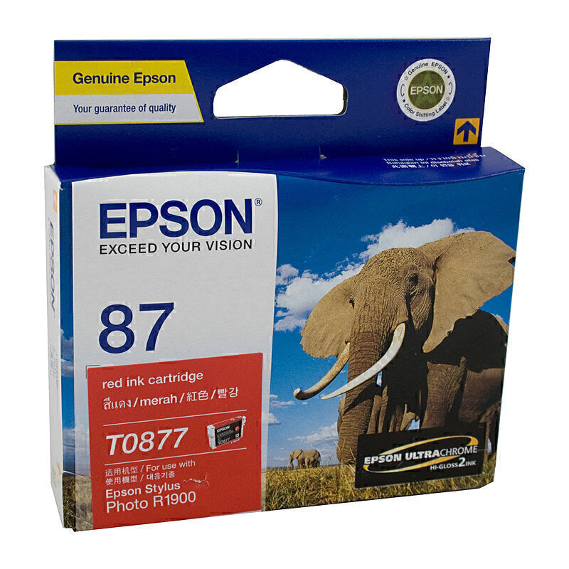 Epson T0877 Red Ink Cart C13T087790