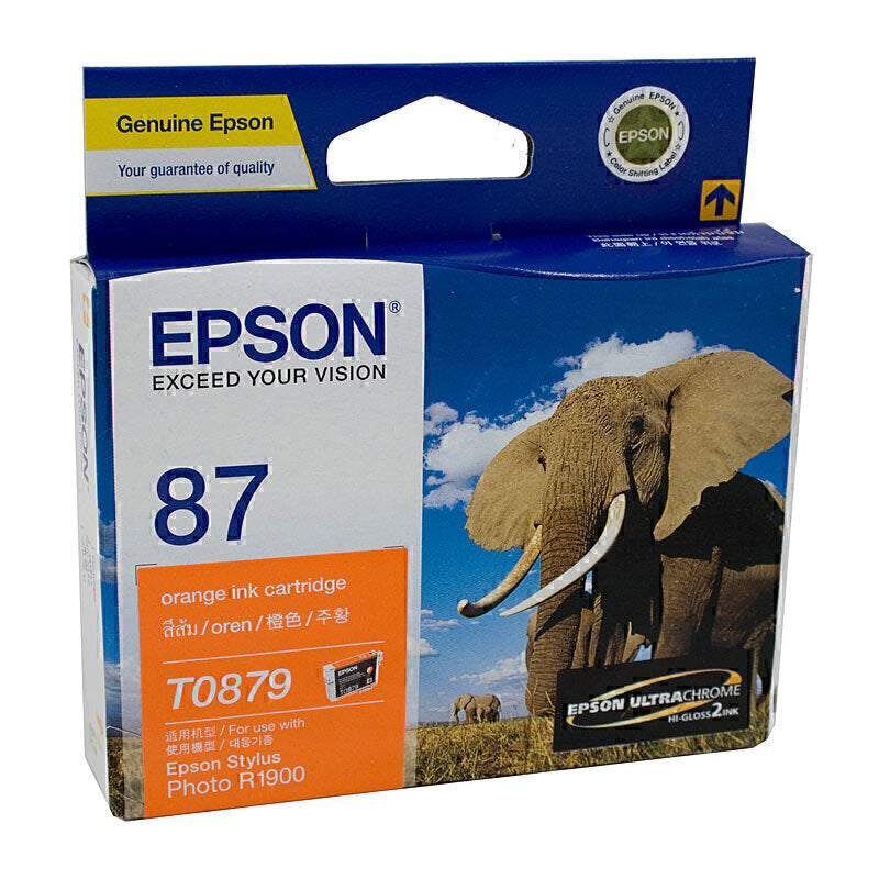 Epson T0879 Orange Ink Cart C13T087990