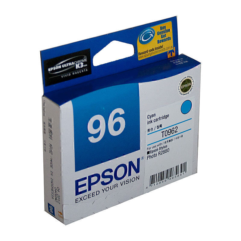 Epson T0962 Cyan Ink Cart C13T096290