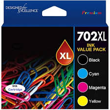 Epson #702XL 4-Colour High Yield Ink Cartridge Value Pack [C13T345996]