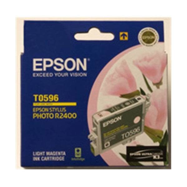 Epson Genuine T0596 Light Magenta Ink Cartridge For Photo R2400 [C13T059690] -