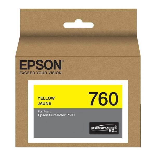 Genuine Epson T7604 Yellow Ink Cartridge for SureColor SC-P600 [C13T760400]