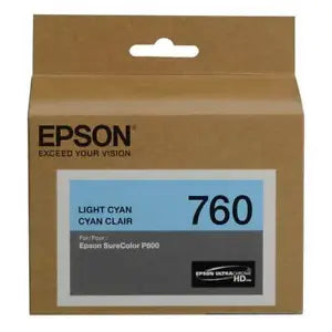 Genuine Epson T7605 Light Cyan Ink Cartridge for SureColor SC-P600 [C13T760500]