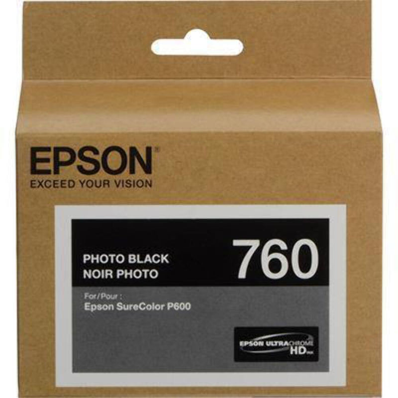 Genuine Epson T7607 Light Black Ink Cartridge for SureColor SC-P600 [C13T760700]