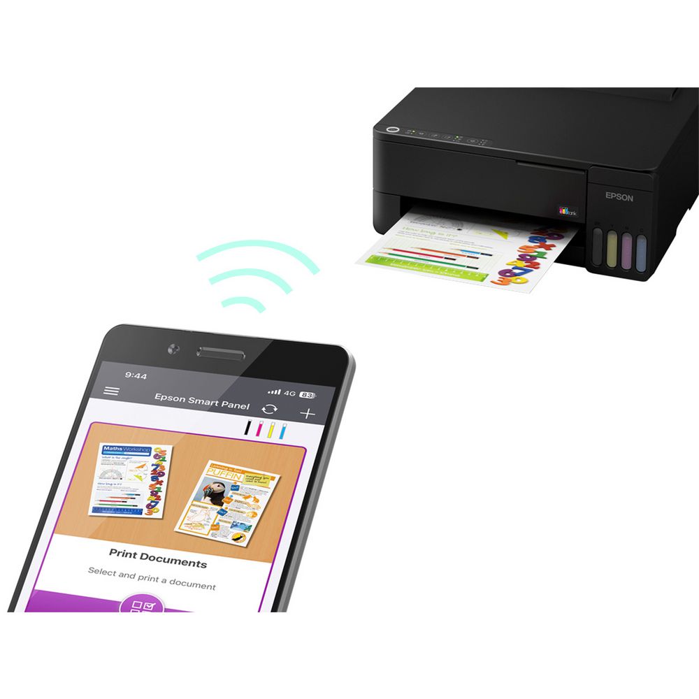 *NEW* Epson EcoTank ET-1910 A4 Wireless Ink Tank Single Function Printer [C11CL65501]