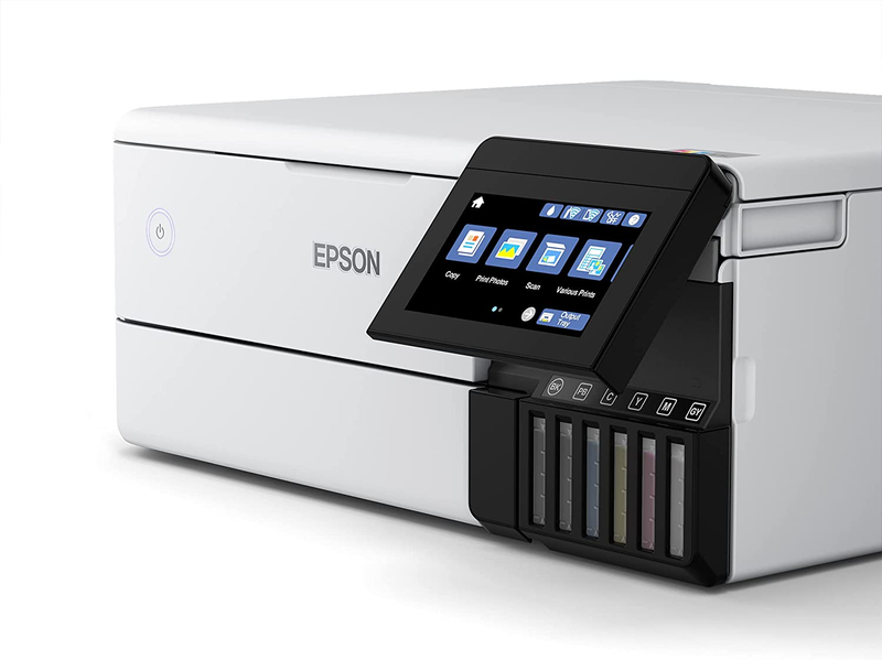 *SALE!* Epson EcoTank Photo ET-8500 A4 Colour Multifunction Inkjet Ink Tank Printer T522 Ink Bottle [C11CJ20501]