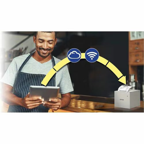 *NEW!* Epson TM-M30III-201 Ethernet/USB Thermal Receipt Printer WHITE [C31CK50201]