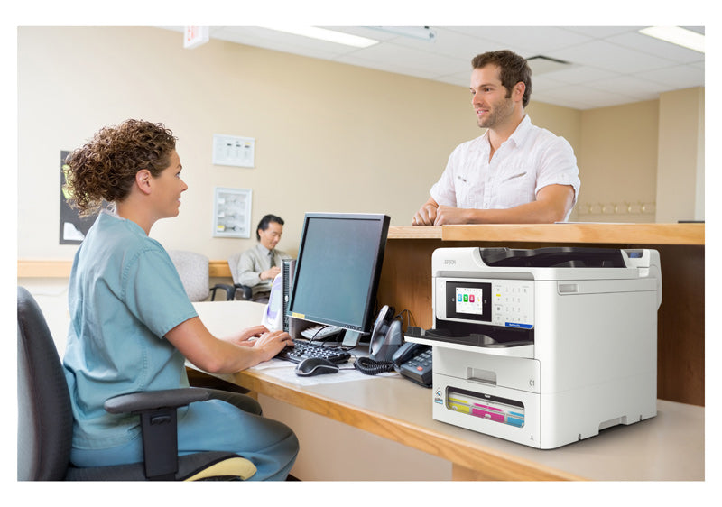 Epson WorkForce Pro EM-C800 A4 Business MultiFunction Colour Inkjet Printer [C11CK19501]