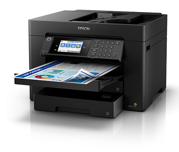 *Rfb* Epson Workforce Wf-7840 A3 Multifunction Printer+Fax+Dual Tray [P/N:c11Ch67501] Inkjet Printer