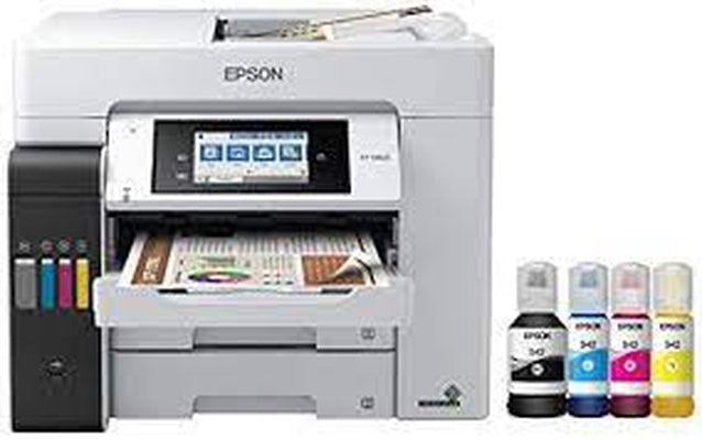 *clear* Epson Ecotank Pro Et-5170 A4 Color Ink Tank Mfp Printer+Fax+Prefilled (C11Cj88501) *rfb*