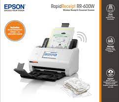 Epson Rapidreceipt Rr-600W A4 Wireless Desktop Document Scanner P/n:b11B258505 Rr600W
