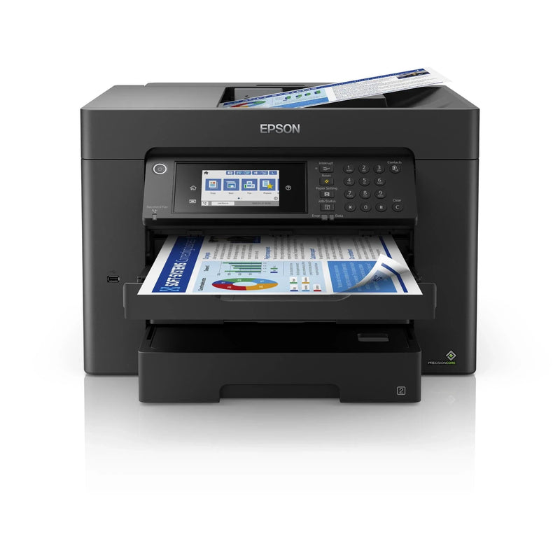 *Rfb* Epson Workforce Wf-7840 A3 Multifunction Printer+Fax+Dual Tray [P/N:c11Ch67501] Inkjet Printer