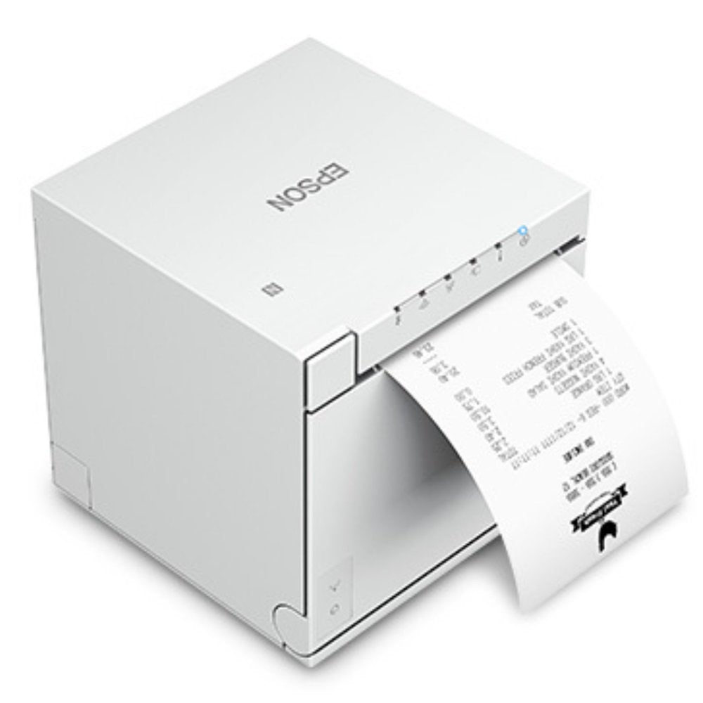 Epson TM-M30III-231 BlueTooth/USB Square Receipt Printer WHITE [C31CK50231]
