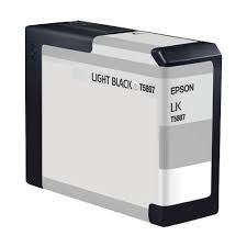 *CLEAR!* Epson T5807 UltraChrome K3 80ml Light Black Pigment Ink Cartridge [C13T580700]