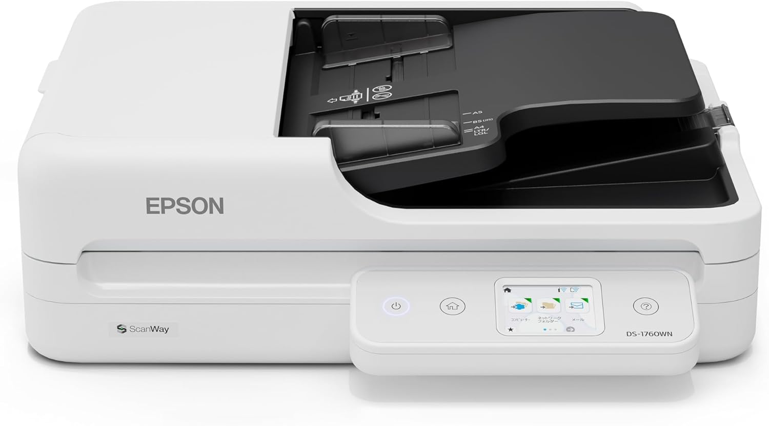 Epson WorkForce DS-1760WN A4 Wireless Network Document Scanner+ADF – Sheetfed & Flatbed