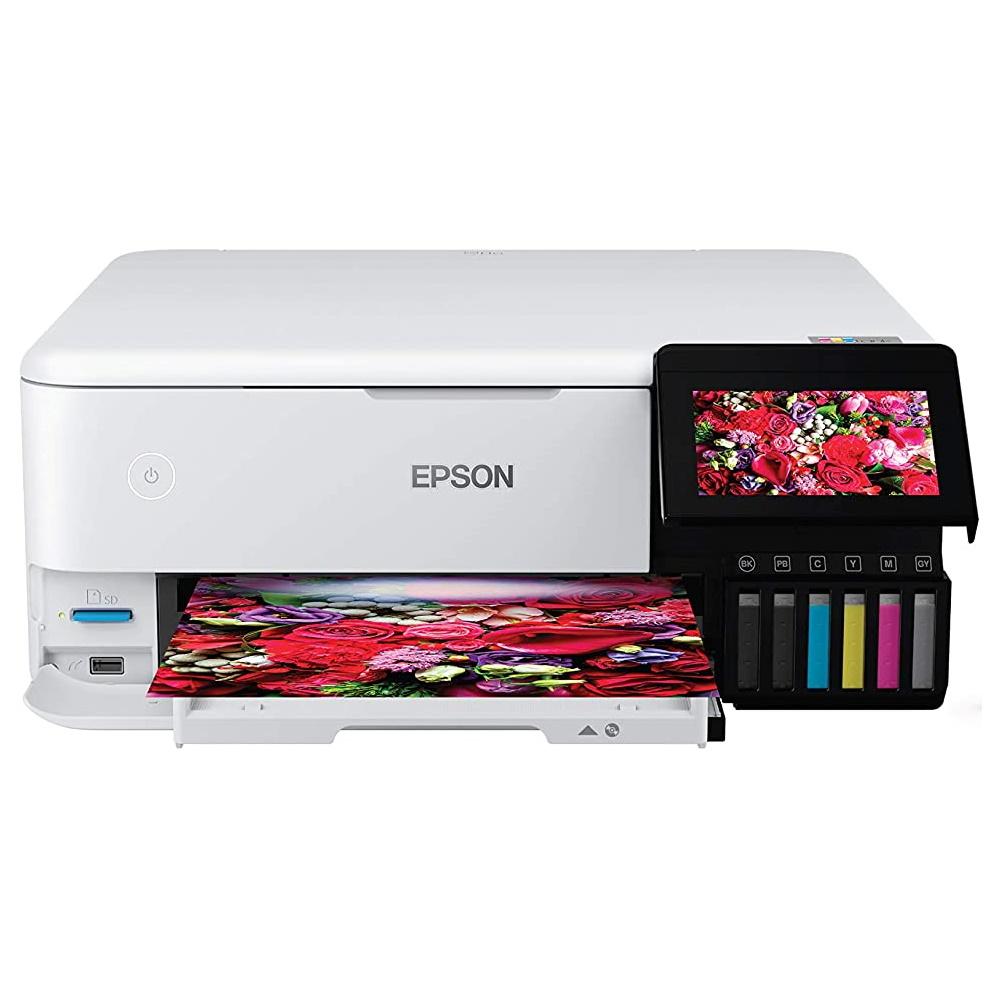 Epson EcoTank Photo ET-8500 A4 Colour Multifunction Ink Tank Printer+552 Ink [C11CJ20501]