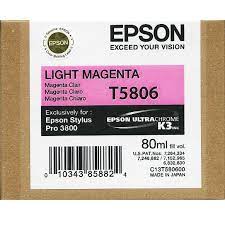 *SALE!* Epson T5806 UltraChrome K3 80ml Light Magenta Pigment Ink Cartridge [C13T580600]