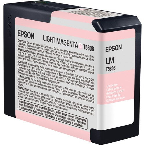 *SALE!* Epson T5806 UltraChrome K3 80ml Light Magenta Pigment Ink Cartridge [C13T580600]