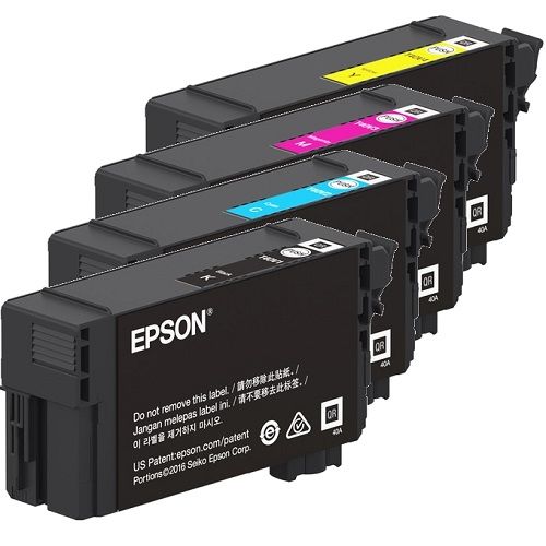 *Sale!* 4 Pack Genuine Epson Ultrachrome Xd2 50Ml & 26Ml Ink Set (1Bk 1C 1M 1Y) For Surecolor