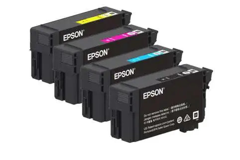 *Sale!* 4 Pack Genuine Epson Ultrachrome Xd2 50Ml & 26Ml Ink Set (1Bk 1C 1M 1Y) For Surecolor