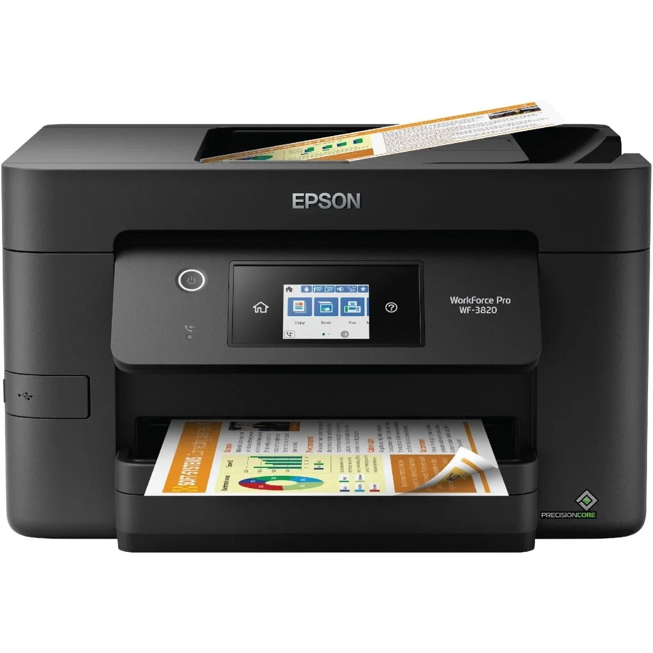 Epson Workforce Pro WF-3820 Colour A4 Multifunction MFP Inkjet Printer #812 Ink [C11CJ07501]