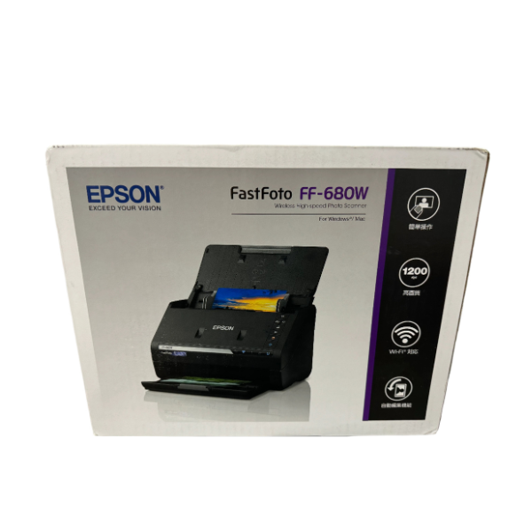 *JPN* Epson FastFoto FF-680W A4 Wireless Photo and Document Scanner [B11B237101]