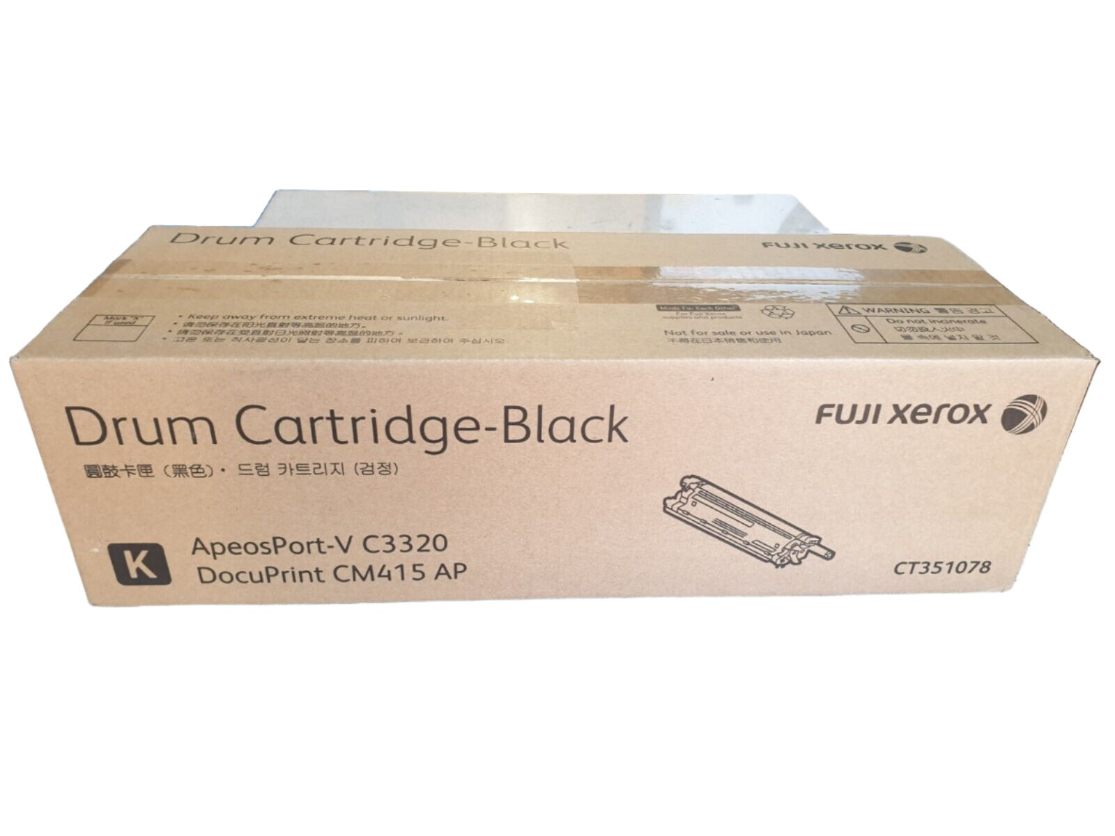 *SALE!* Genuine Fuji Xerox CT351078 Black Drum Unit for ApeosPort-V C3320 DCVC3320 CM415AP (55K)