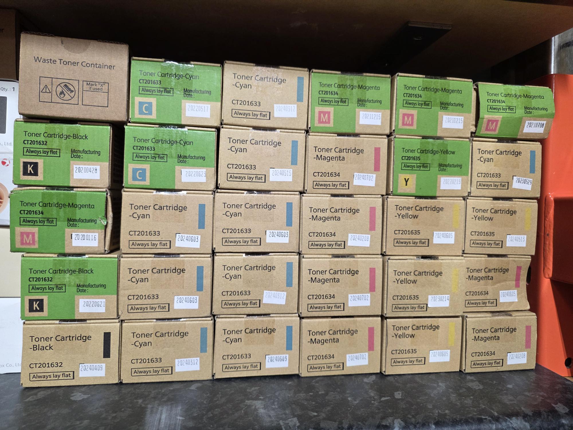 *SALE!* 4x Pack Genuine Fuji Xerox DocuPrint CP305D CM305DF High Yield Toner Set (3K)