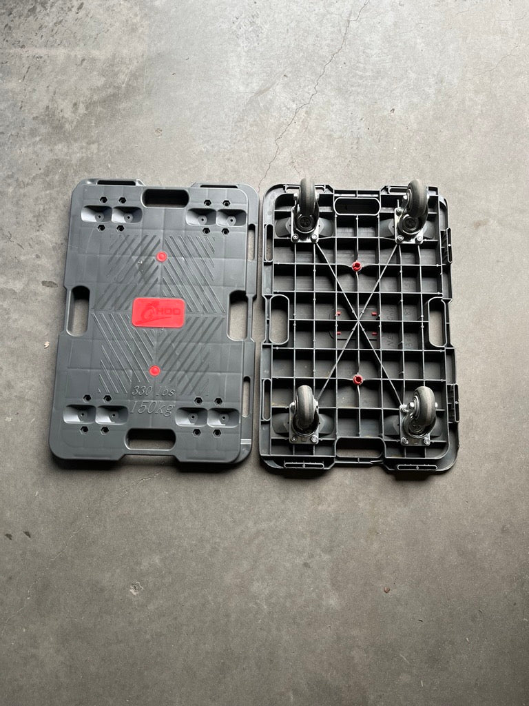 Heavy-Duty Modular Rolling Platform Trolley – Stackable, Expandable, and Multi-Purpose