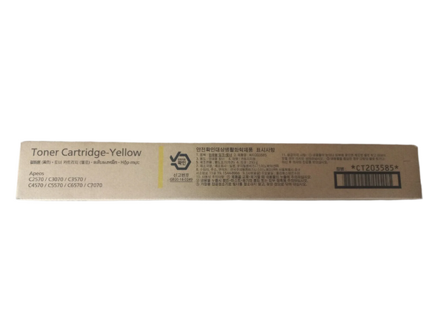 Genuine Fujifilm CT203585 Yellow Toner Cartridge for Apeos C3070 C3570 C4570 C5570 C6570 C7070 25K [CT203585]