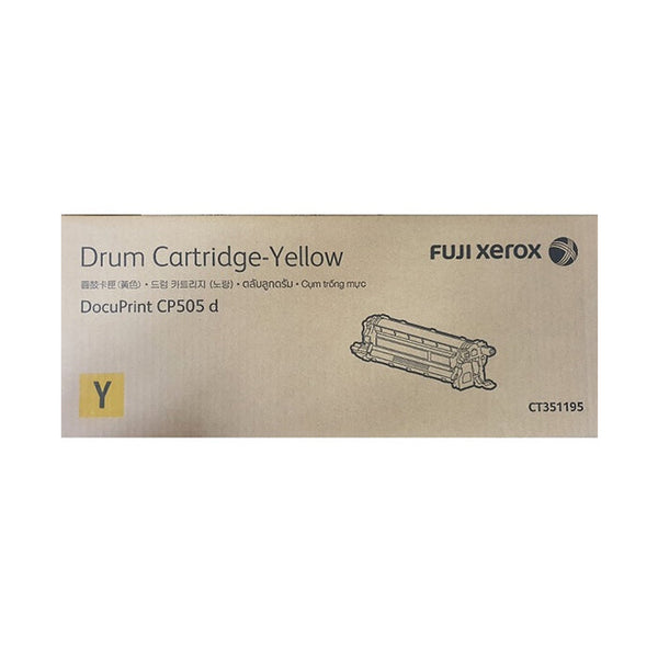 Fuji Film Genuine Cp505D Yellow Drum (Y) Cartridge 40K [Ct351195/ct351148] - Drum