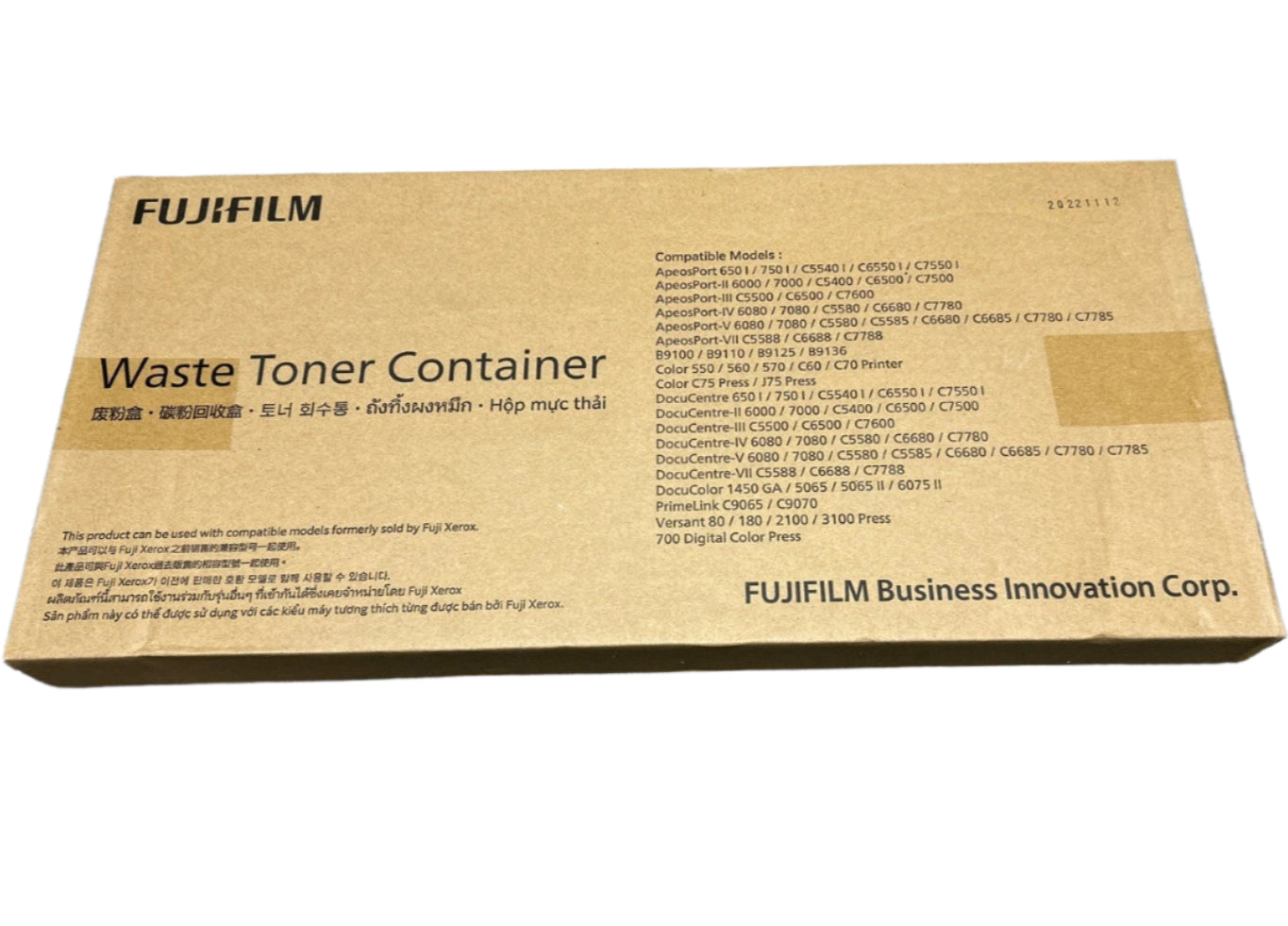 *CLEAR!* Genuine Fuji Xerox DocuColour 5065 6075 Waste Toner Bottle [CWAA0663]