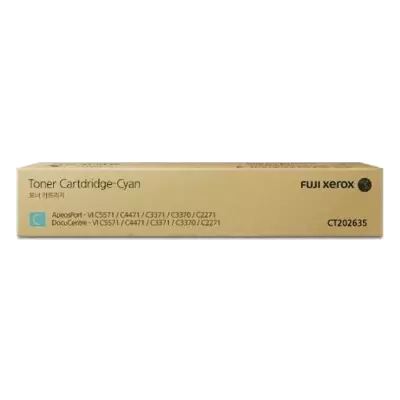 1 X Genuine Fuji Xerox Docucentre Vi C2271 C3370 C3371 C4471 C5571 C6671 C7771 Cyan Toner Cartridge