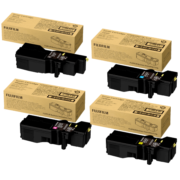 Fujifilm Genuine C325-Bk/c/m/y Mps Toner Set For Apc325Dw/ac325Dw/ac325Z [Ct203502-Ct203505]