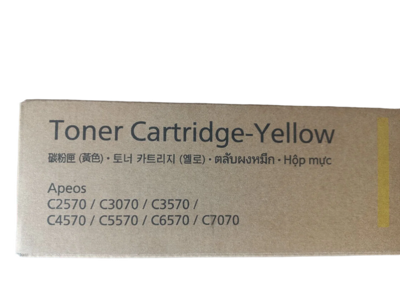 Genuine Fujifilm CT203585 Yellow Toner Cartridge for Apeos C3070 C3570 C4570 C5570 C6570 C7070 25K [CT203585]