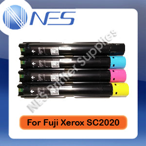 Bundle: 4x Pack CT Premium Compatible Fuji Xerox DocuCentre SC2020 SC2020nw Toner Cartridge Set