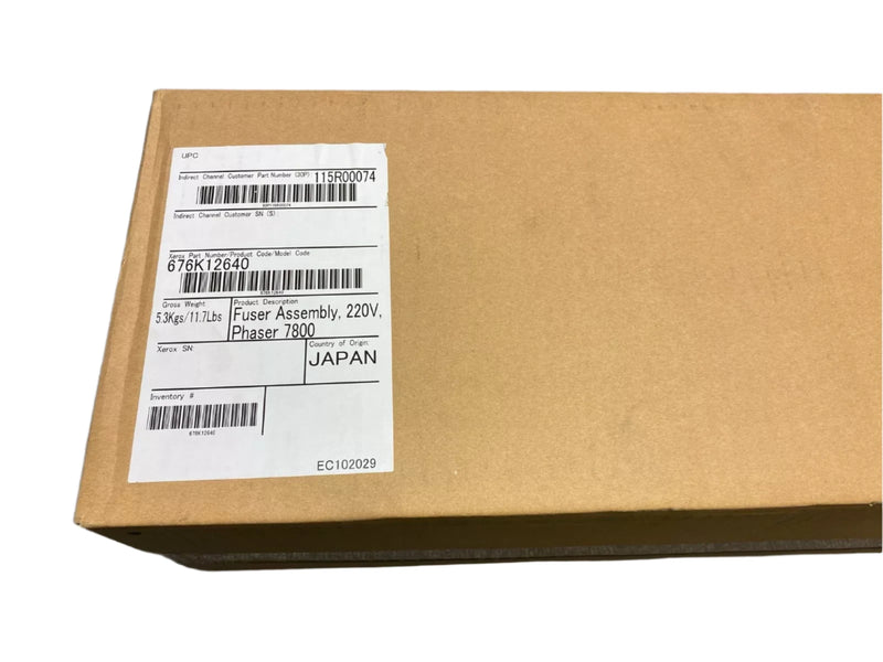 *SALE!* Genuine Fuji Xerox 115R00074 Fuser Assembly 240V for Phaser 7800DN [676K12640] (360K)