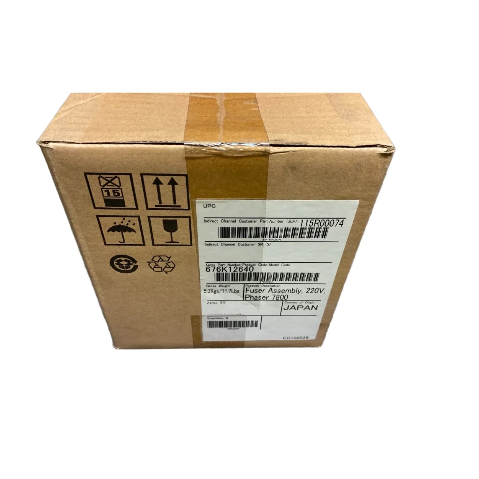 *SALE!* Genuine Fuji Xerox 115R00074 Fuser Assembly 240V for Phaser 7800DN [676K12640] (360K)