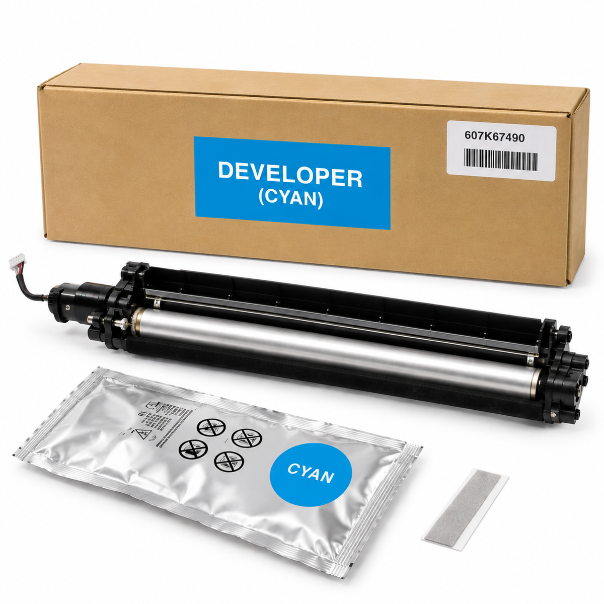 Genuine Fujifilm Apeos C2450S Cyan Developer Unit Assembly [607K67490]