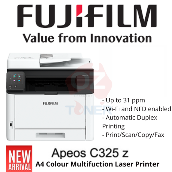 *SALE!* Fujifilm Apeos C325z A4 Colour Laser Multifunction Printer MFP+Duplex Scanning