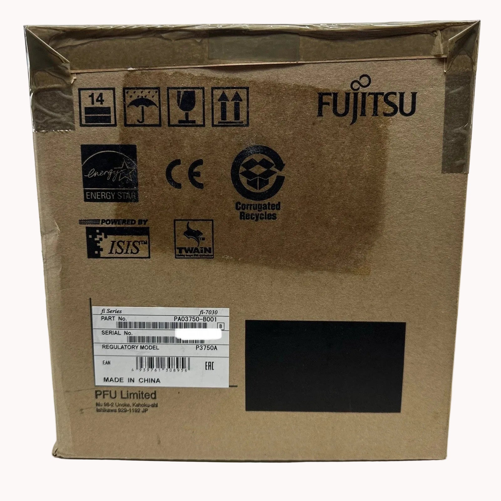 Fujitsu FI-7030 Document Scanner A4 Duplex 50SHT ADF up to 27PPM 600DPI [PA03750-B001]