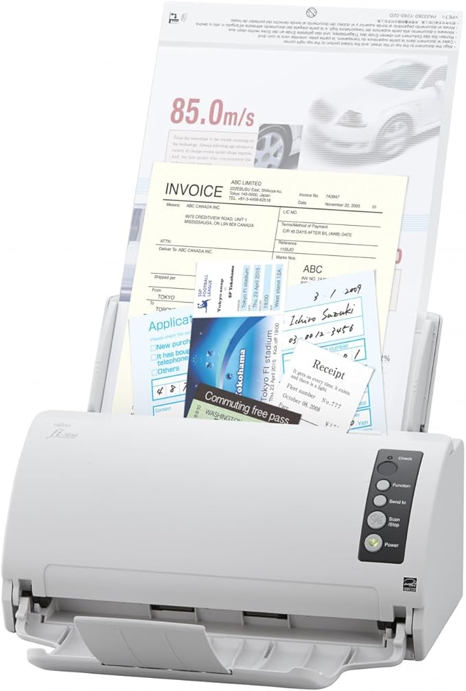 Fujitsu FI-7030 Document Scanner A4 Duplex 50SHT ADF up to 27PPM 600DPI [PA03750-B001]