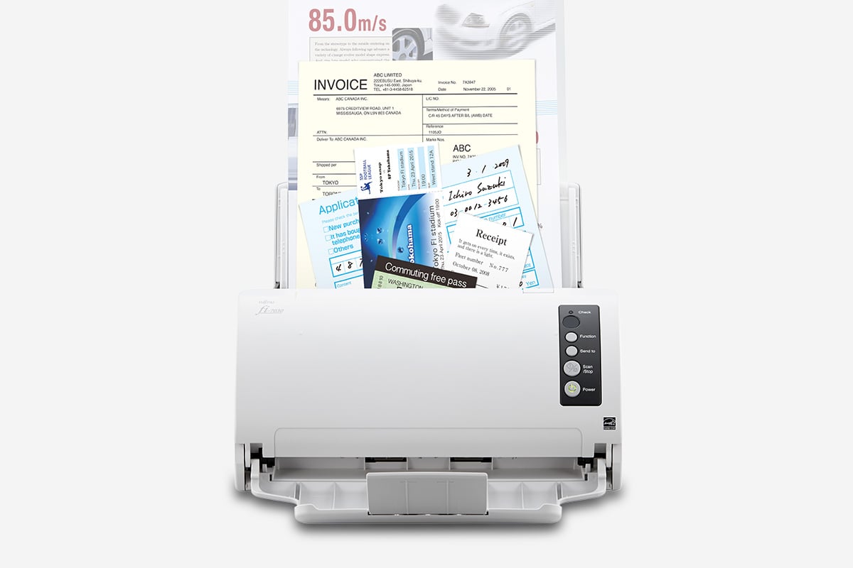 Fujitsu FI-7030 Document Scanner A4 Duplex 50SHT ADF up to 27PPM 600DPI [PA03750-B001]